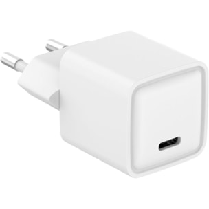 Chargeur ESSENTIELB 20W charge rapide USB-C Blanc