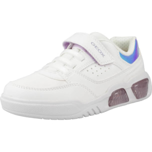 Zapatillas Niña de la marca GEOX  modelo J ILLUMINUS GIRL BLANCO