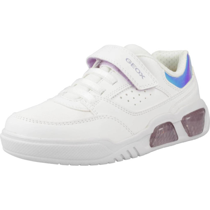 Zapatillas Niña de la marca GEOX  modelo J ILLUMINUS GIRL BLANCO