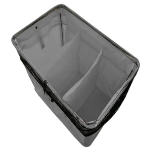 Panier à linge Tomasucci LAUNDRY-B X3, en polyester et tissu, blanc