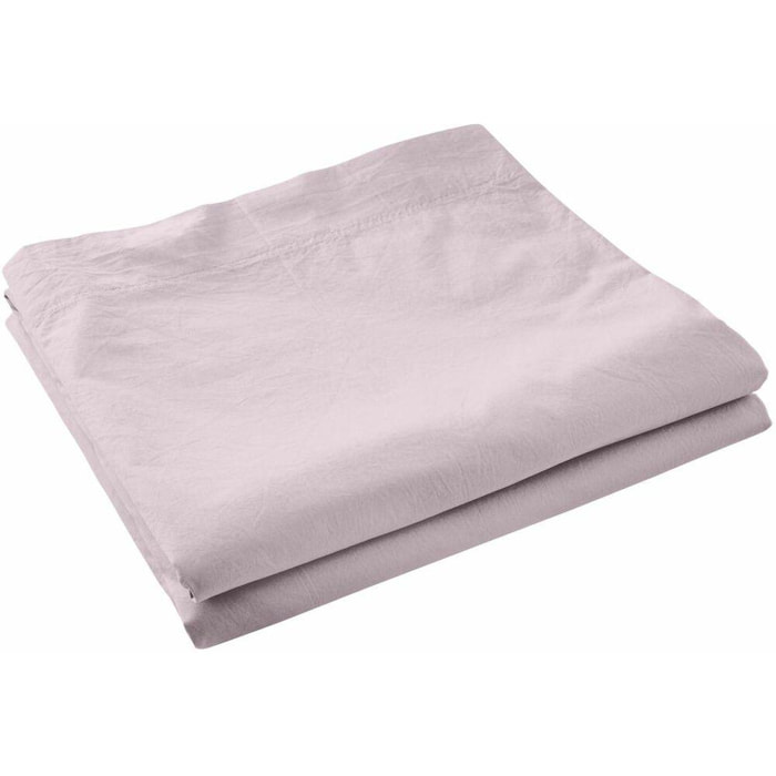 Drap plat Percale de coton 80fils Tourterelle