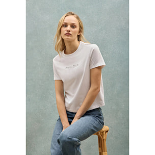 Camiseta Tori blanca con logo Minimal Combo Polo Club