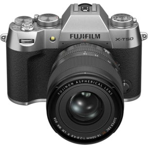 Appareil photo Hybride FUJIFILM Kit X-T50 Silver + XF16-50 WWI