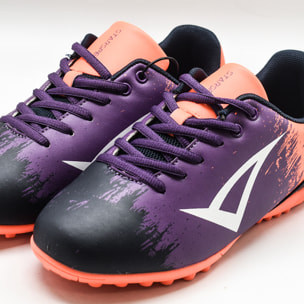 Scarpa da calcetto STARSPEED arancio viola