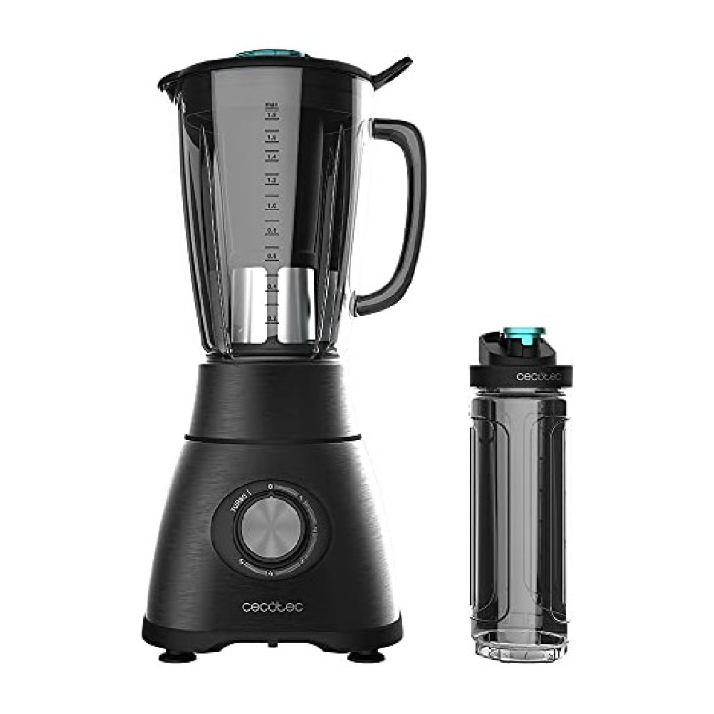 Batidora de Vaso Power Black Titanium 2500MAX Go. 2500W Máxima Potencia, 6 Hojas