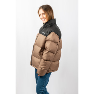 Chaqueta Lisboa short jacket marca ECOON - Caqui / Negro