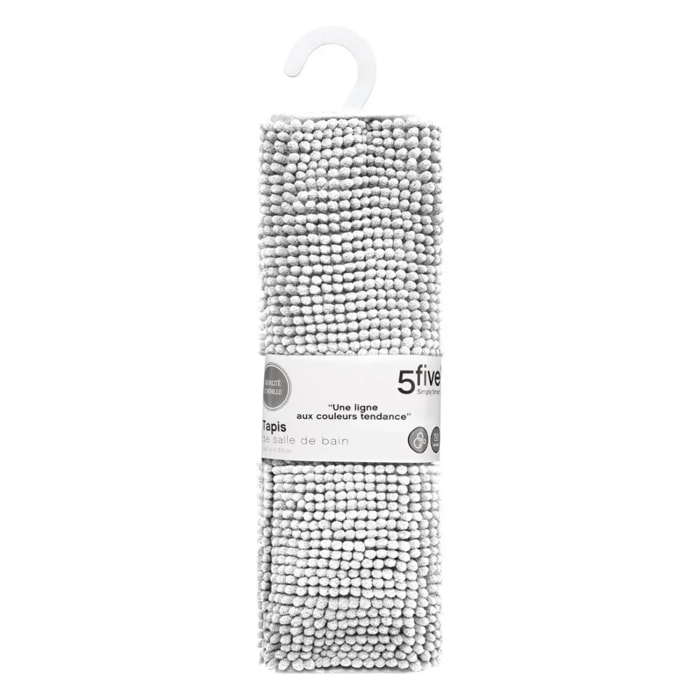 Tapis de bain 50x80cm "Colorama" blanc