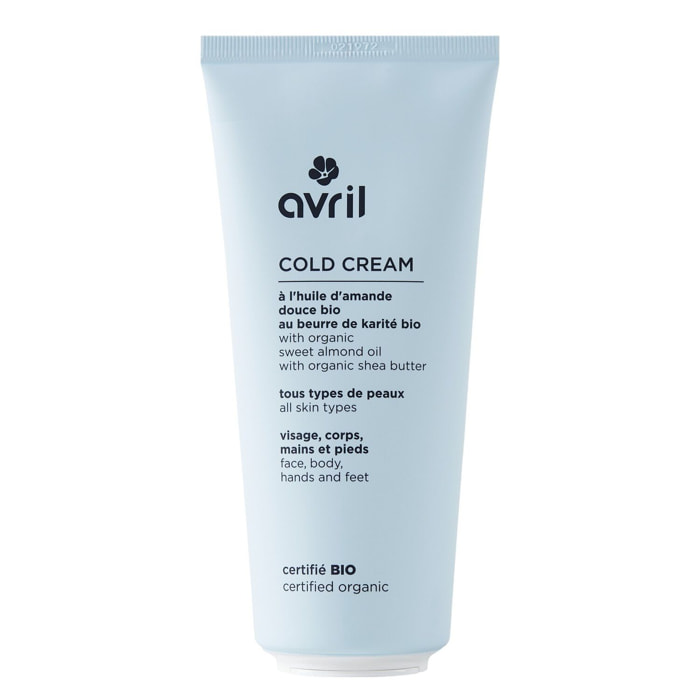 Cold Cream - Cold Cream Visage et Corps 200 ml - Certifié bio