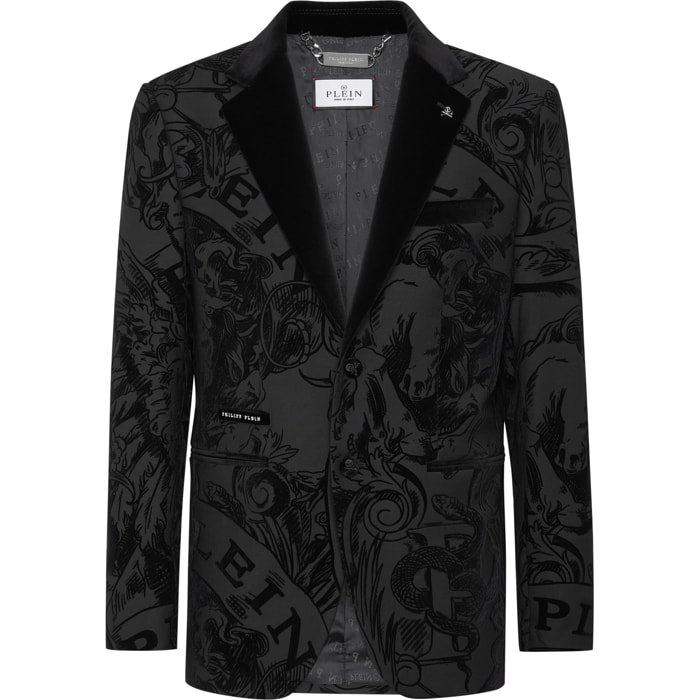 PHILIPP PLEIN One-Button Blazer Slim Fit