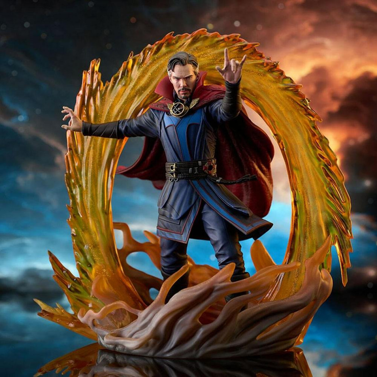 Doctor Strange In The Multiverse Of Madness Marvel Movie Gallery Pvc Statua Doctor Strange 25 Cm Diamond Select