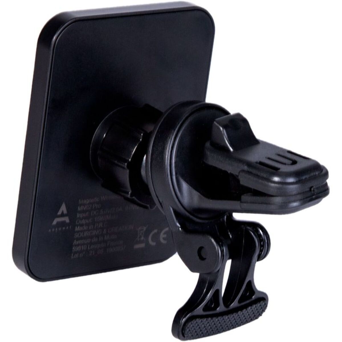 Support smartphone ADEQWAT Voiture avec charge sans fil MagSafe