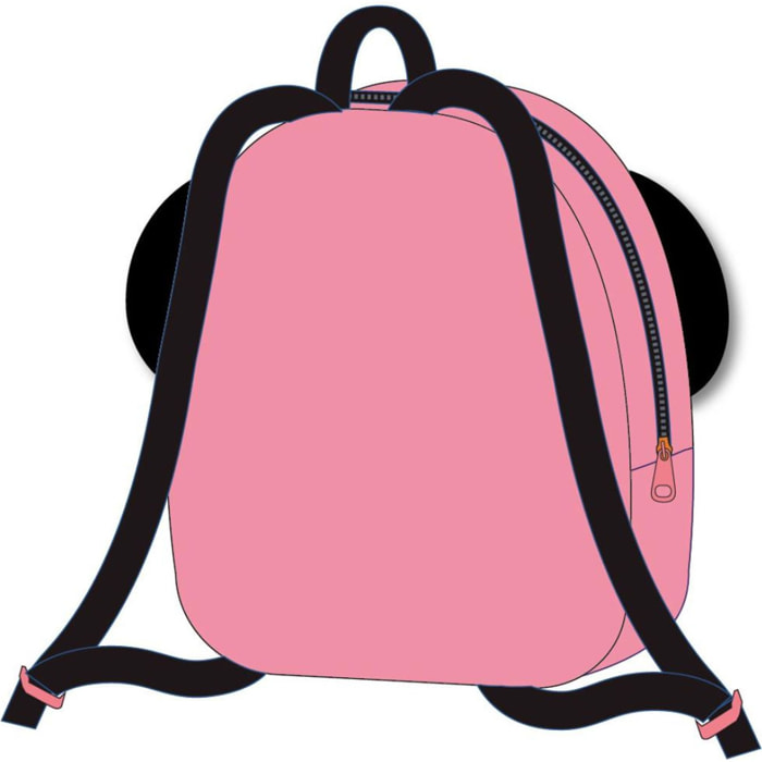 Mochila Guarderia Personaje Peluche Minnie