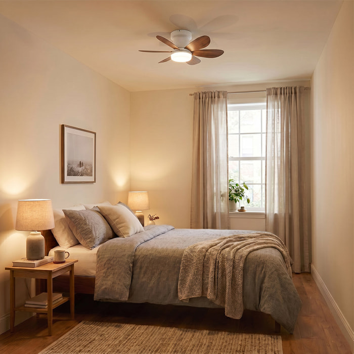 Ventilateur Plafond LED MISTRAL D52cm
