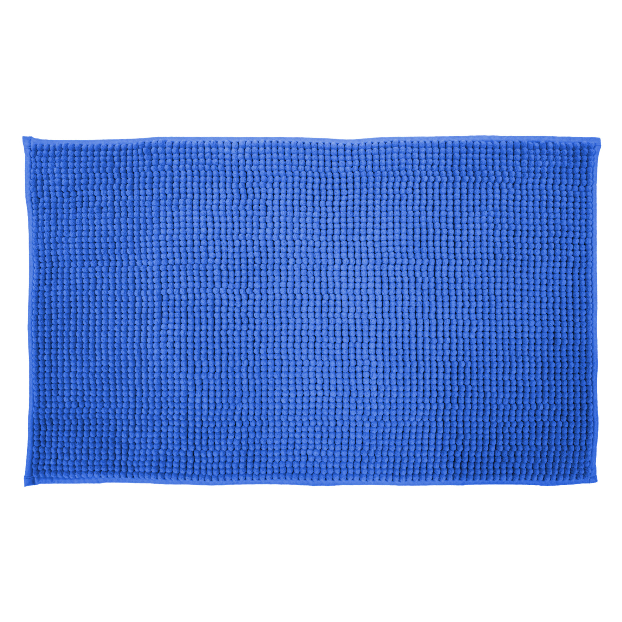 TAPPETO BAGNO SCENDI DOCCIA 40X60 CM 100% POLIESTERE BLU