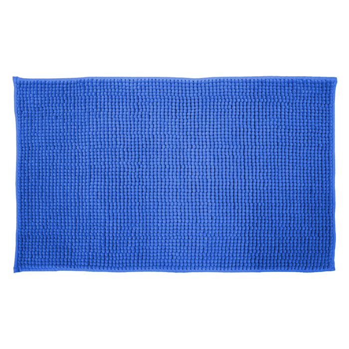 TAPPETO BAGNO SCENDI DOCCIA 40X60 CM 100% POLIESTERE BLU