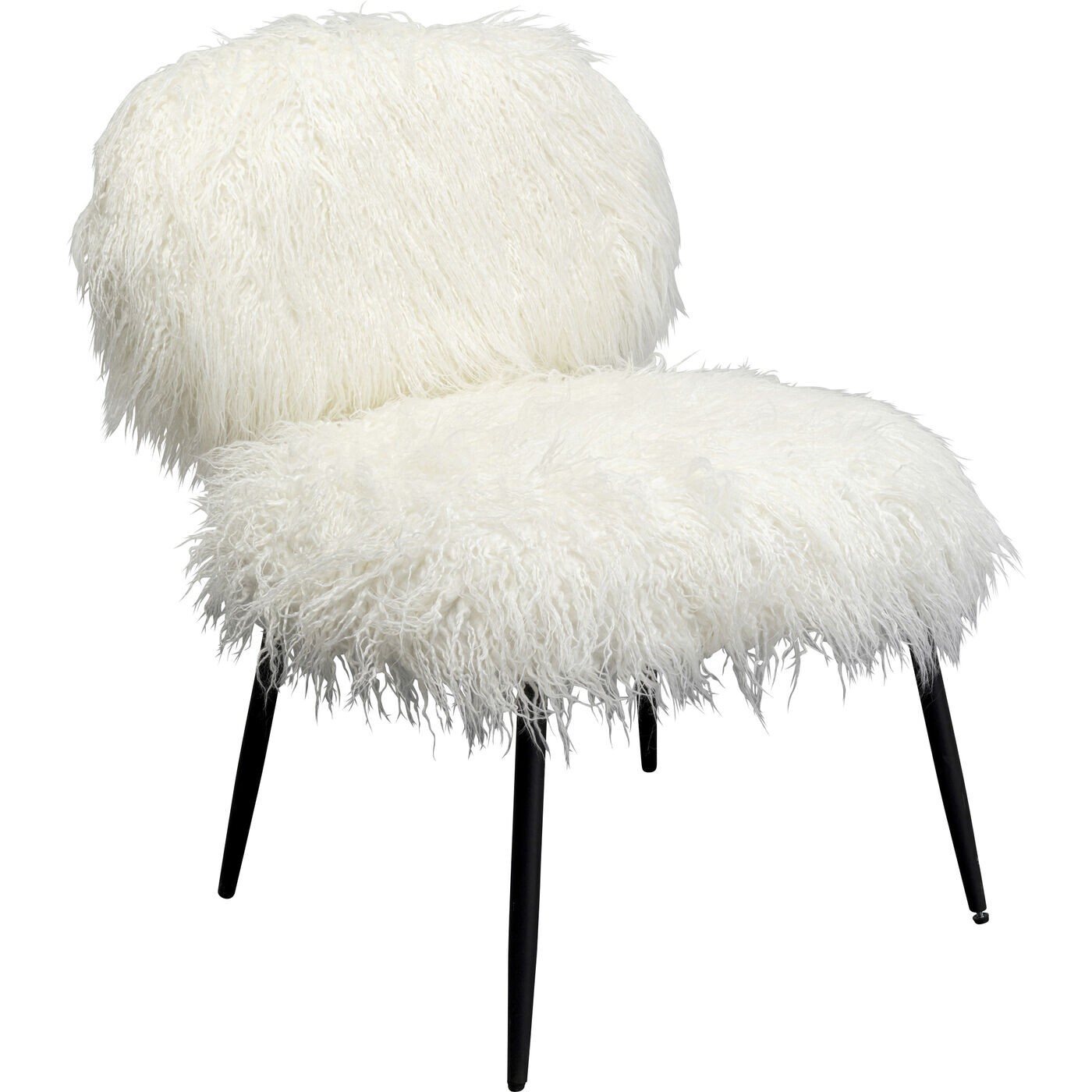 Fauteuil Hairy blanc Kare Design