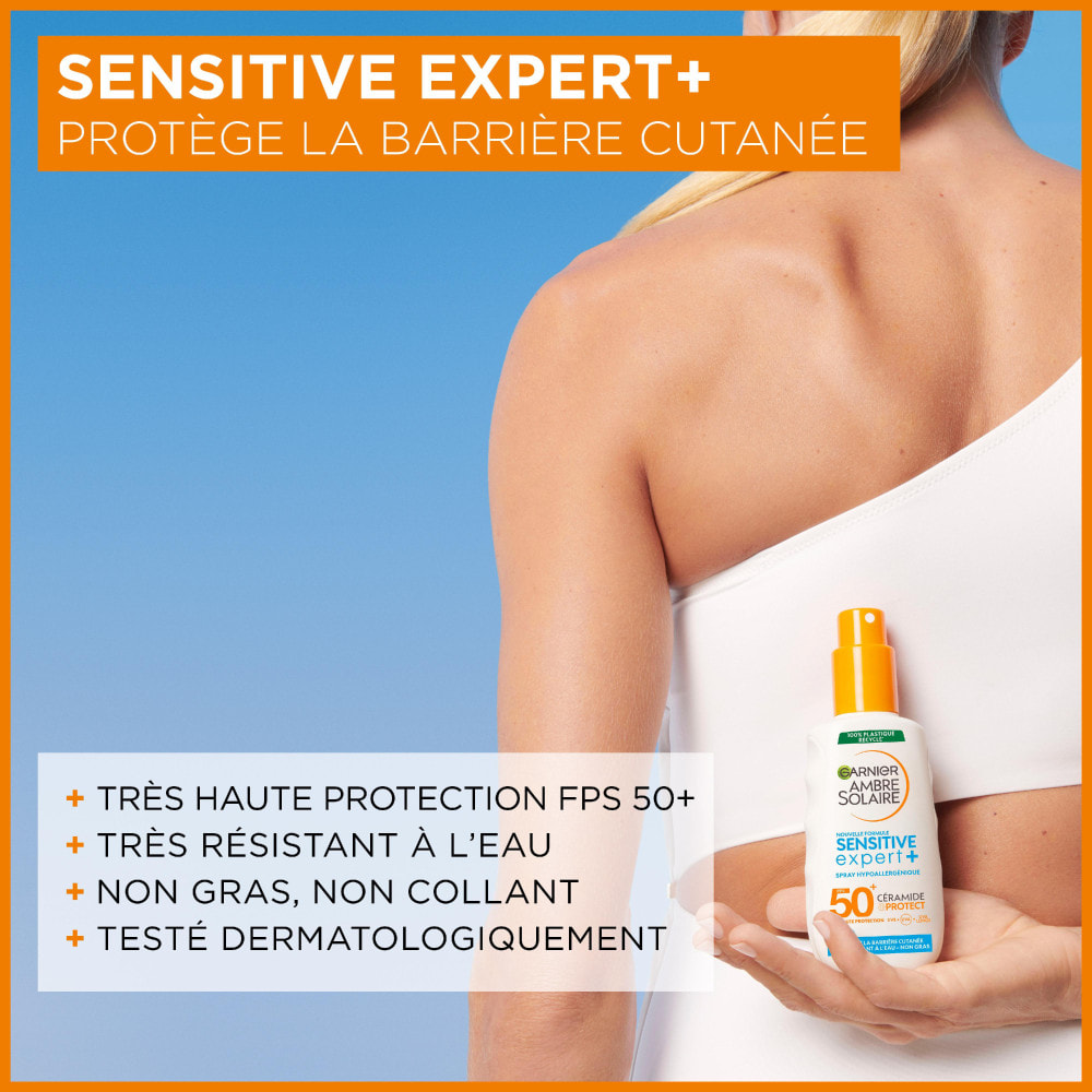 Garnier Ambre Solaire Sensitive Expert+ SPF50+ 150mL