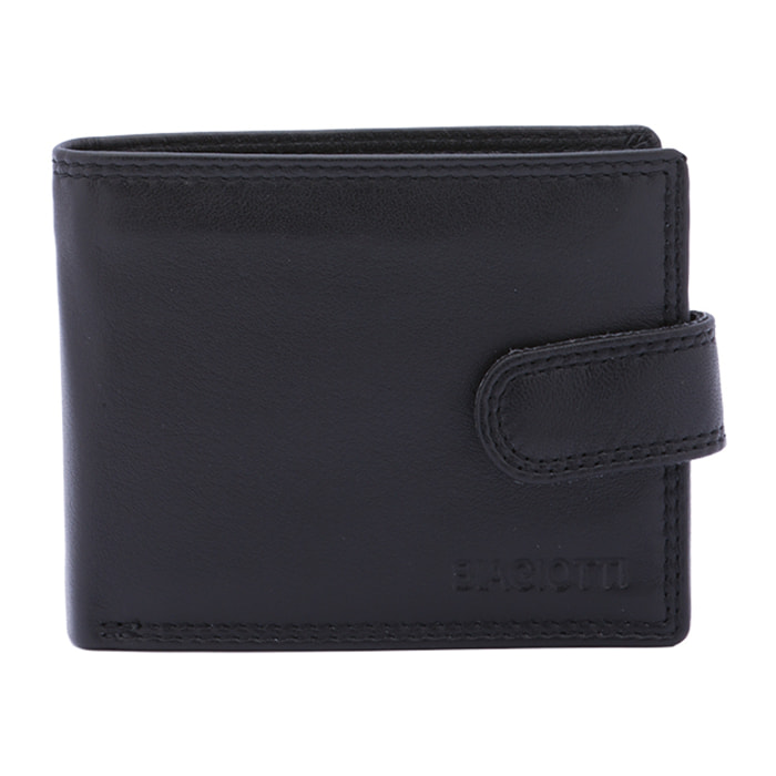 Portafoglio  da uomo In Vera pelle Made in Italy 9x11x2,5 cm