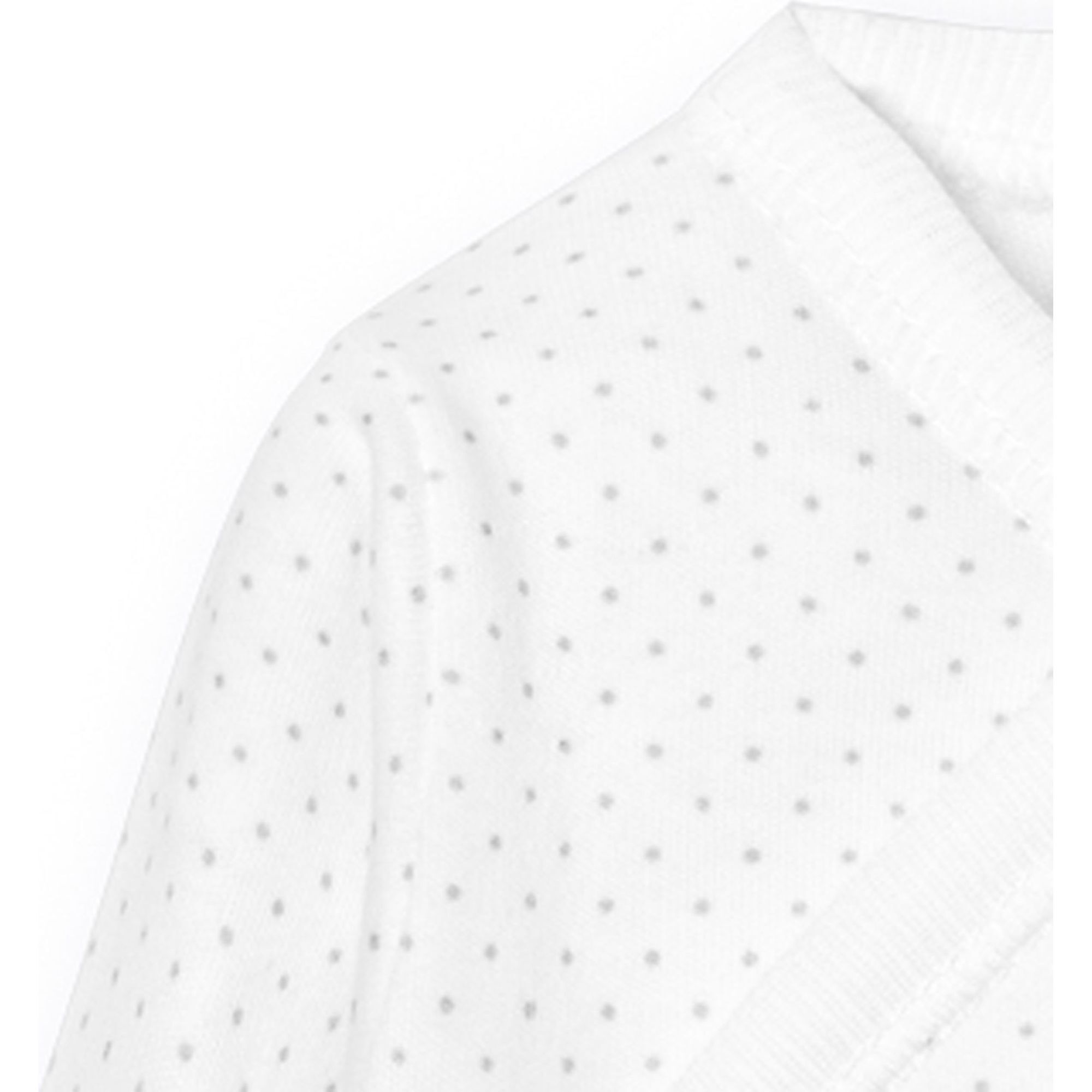 Body cruzado bebé manga larga topos