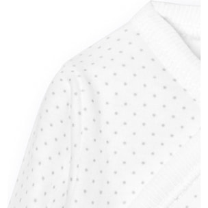 Body cruzado bebé manga larga topos