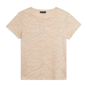 T-shirt Stampata con Logo FREDDY 1976