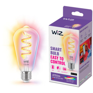 Ampoule LED connectée WIZ Couleur E27 Filament Edison 40W