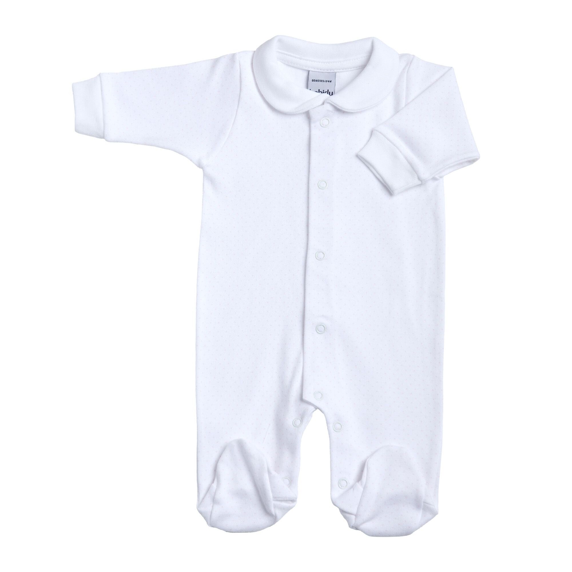 Pelele Est. Cont. Topitos Rosa Talla 1