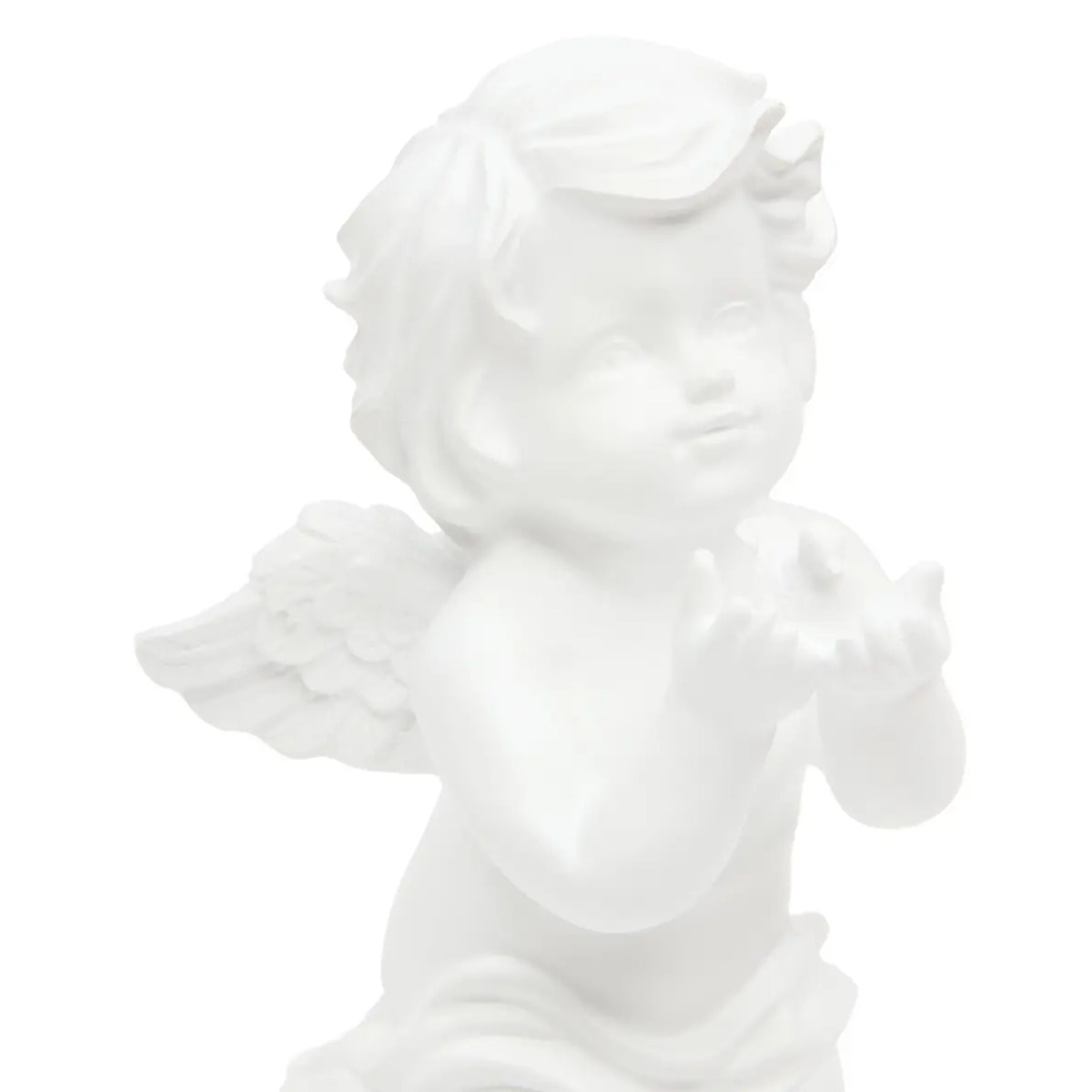 Ange déco H.19cm blanc