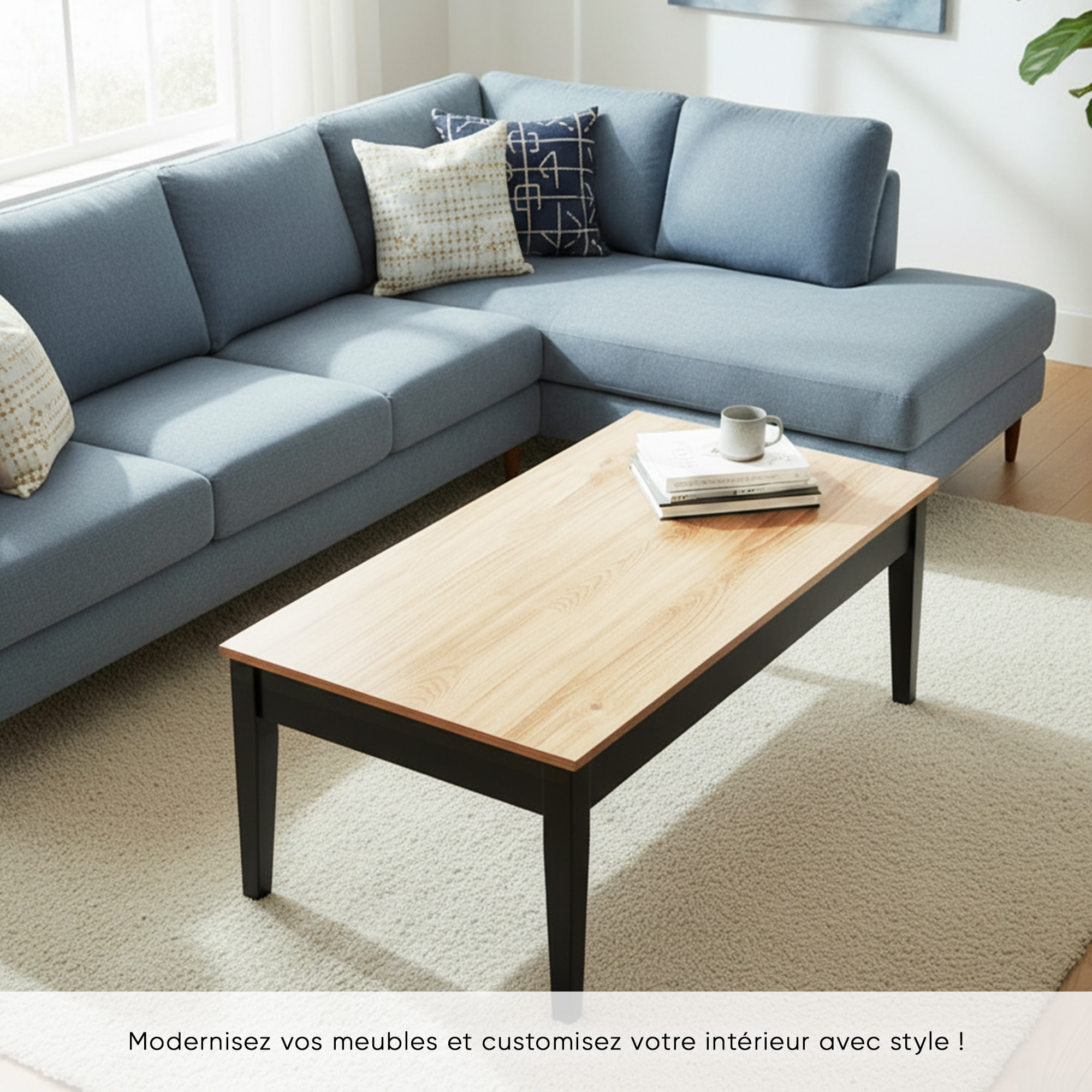 Rouleau adhésif bois chêne clair au mètre - Autocollants Revêtement Adhésif Cuisine Meubles Salle de bain