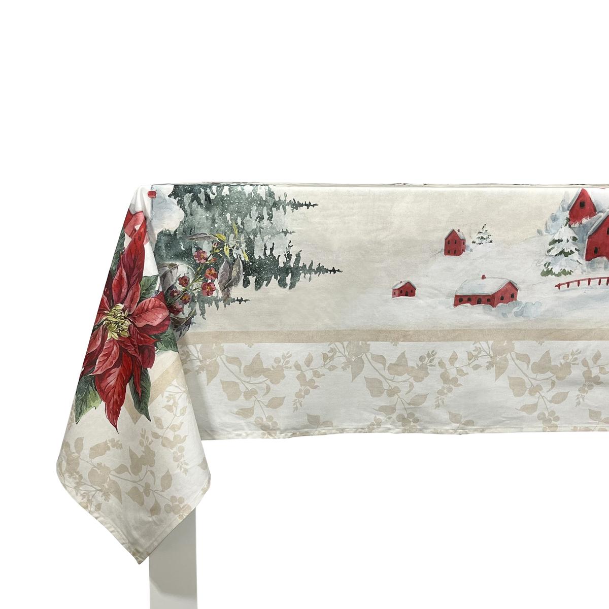 MANTEL DE NAVIDAD CHAMONIX 150x150 cm