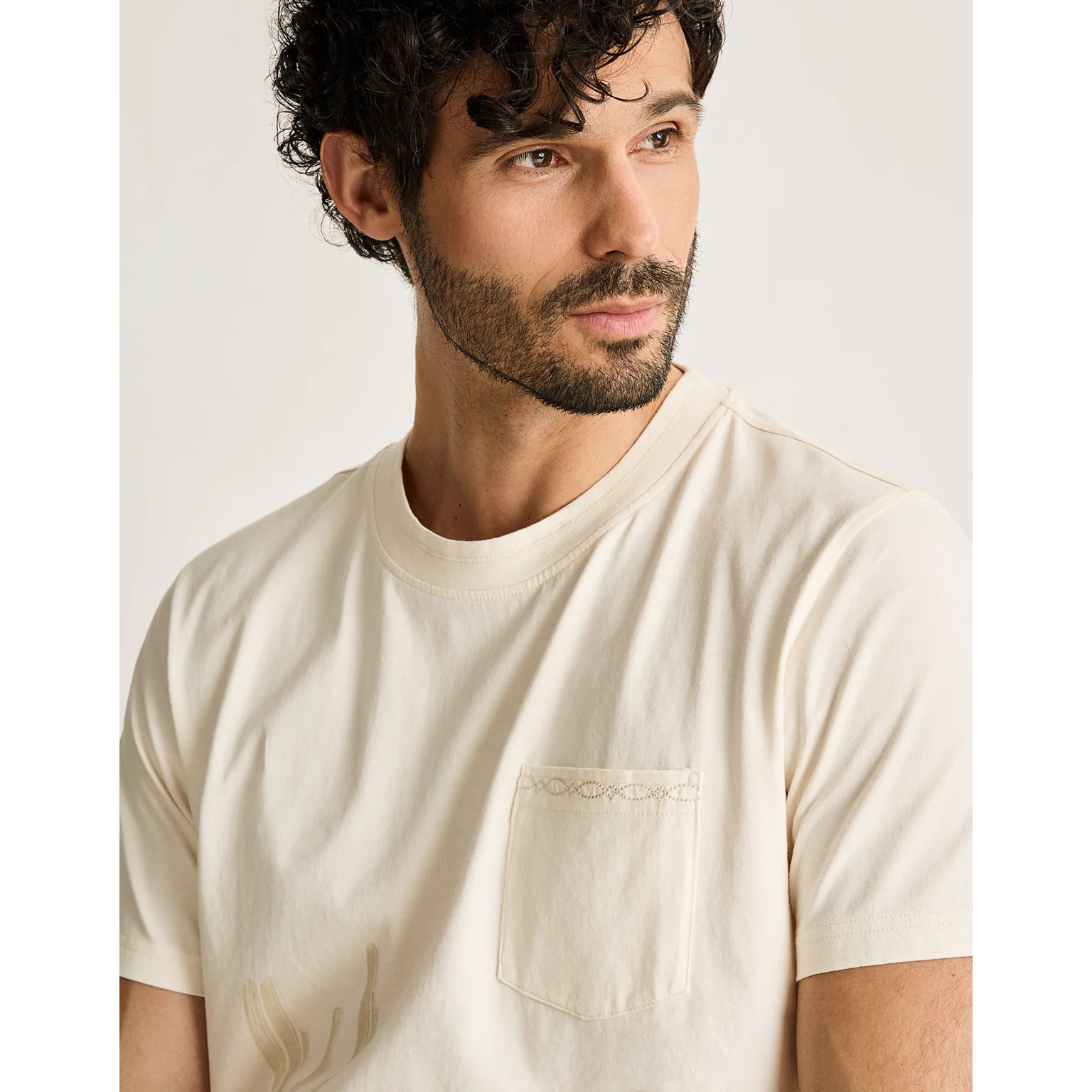 Camiseta Manga Corta Beige - Lawless
