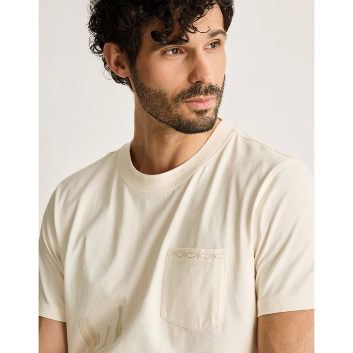 Camiseta Manga Corta Beige - Lawless