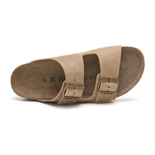 SANDALIA BABUNKERS MARRON