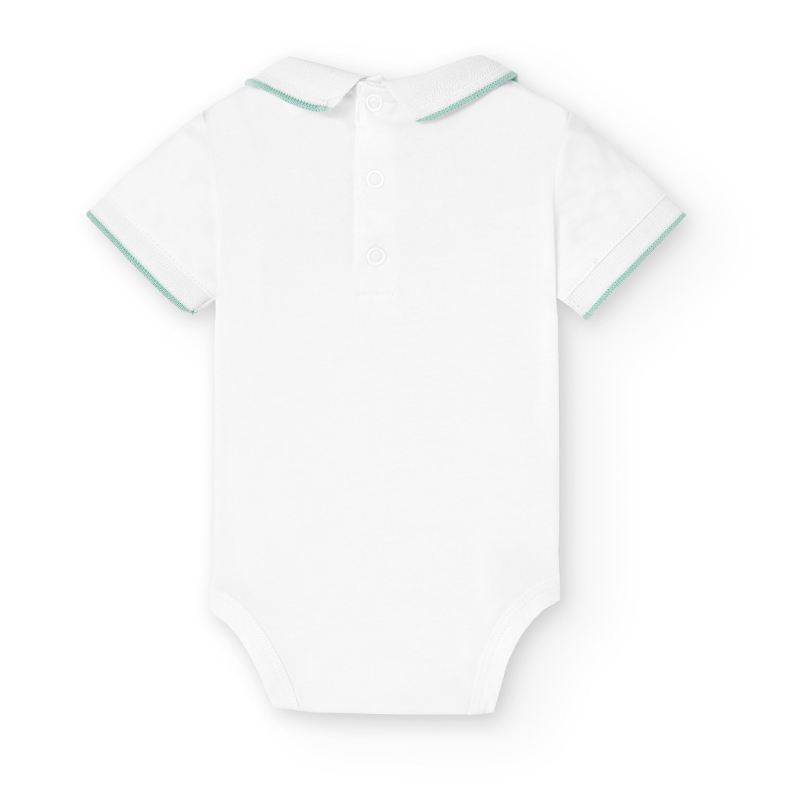 Conjunto combinado bebé niño, estampado cuadros, cuello