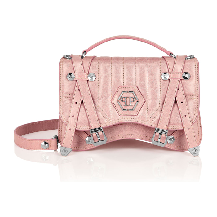 PHILIPP PLEIN Bolsa de asas HEXAGON