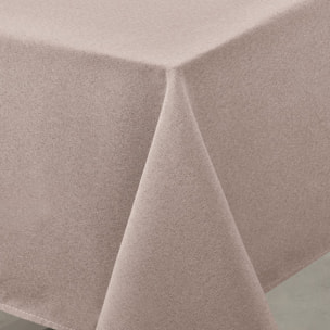 Nappe déperlante anti-taches  - Effet lin - Taupe