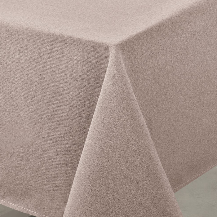 Nappe déperlante anti-taches  - Effet lin - Taupe