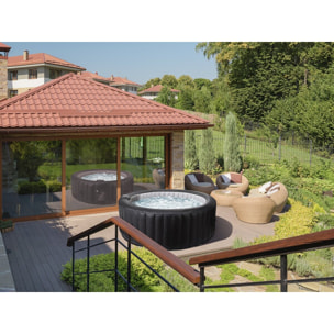 Spa gonflable en PVC  "Sardaigna" - 4 places - Noir