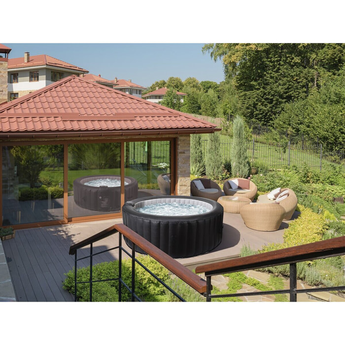 Spa gonflable en PVC  "Sardaigna" - 4 places - Noir
