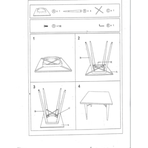 Tavolo in ferro Bristol top in legno galvanizzato cm160x80h76
