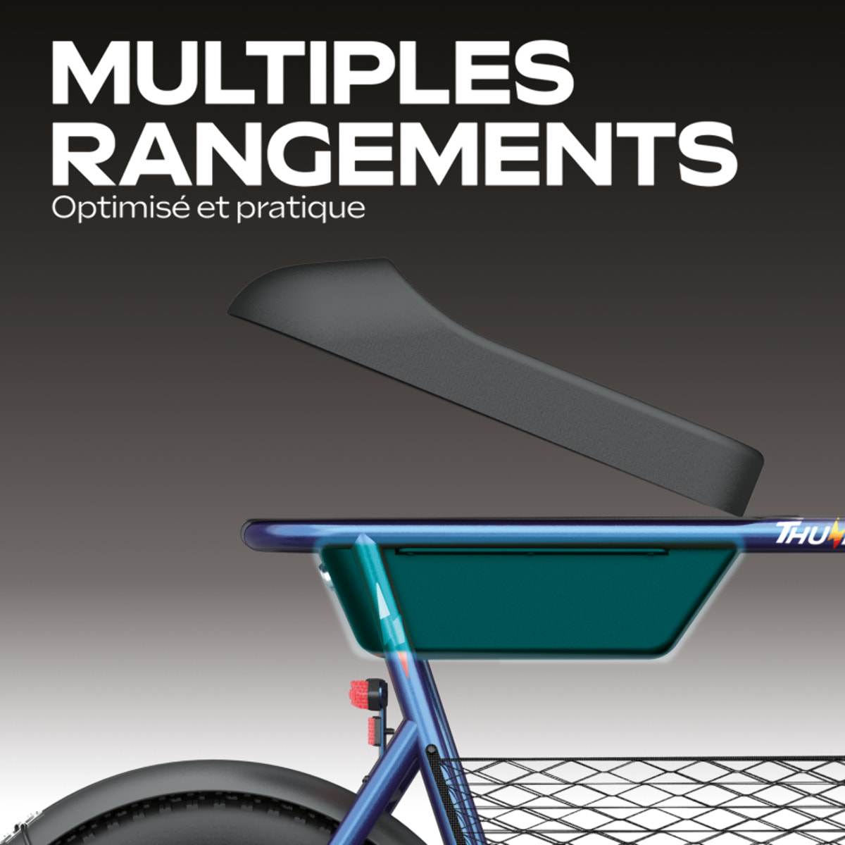 Draisienne électrique URBANGLIDE THUNDER 160 – 25 km/h, 30 km d'autonomie, Freins à disque, 16''