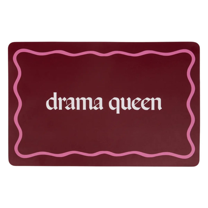 Set de table rectangulaire Bichette 30x45cm rose