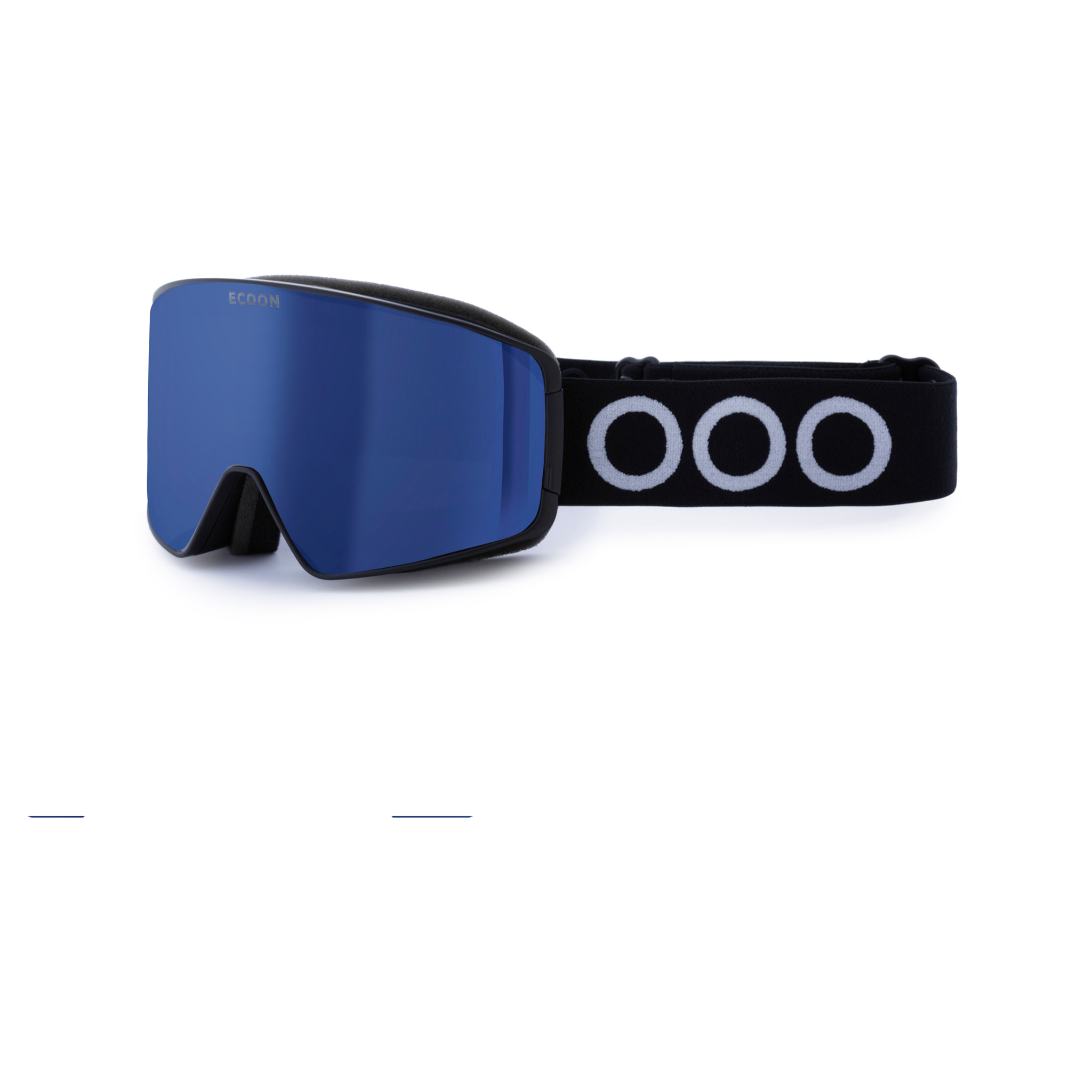 Gafas de esquí ECOON modelo Zermatt en color Revo negro/azul