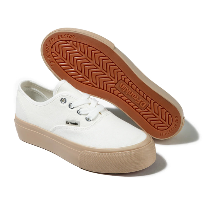 Zapatillas Bajas Eclipse Recycled en Blanco D.Franklin