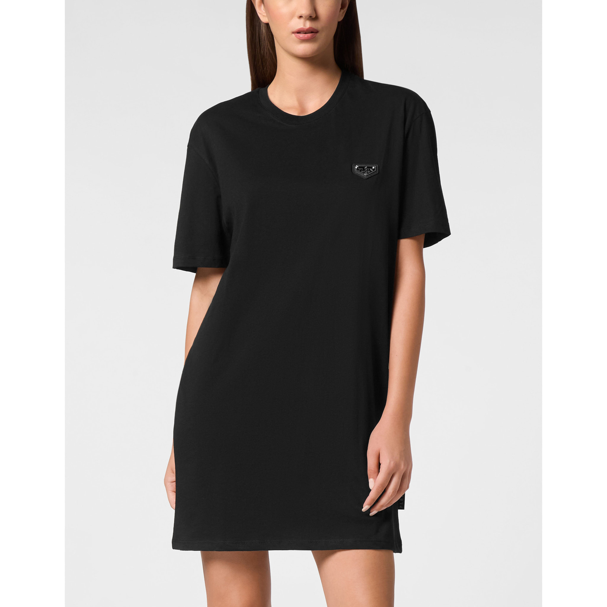 PHILIPP PLEIN T-Shirt Dress Short ICONIC PLEIN