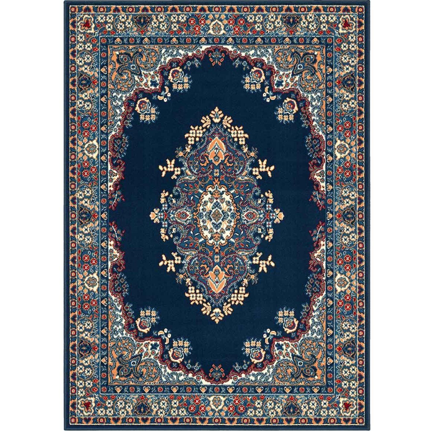 Tappeto Motivo Persiano Blu