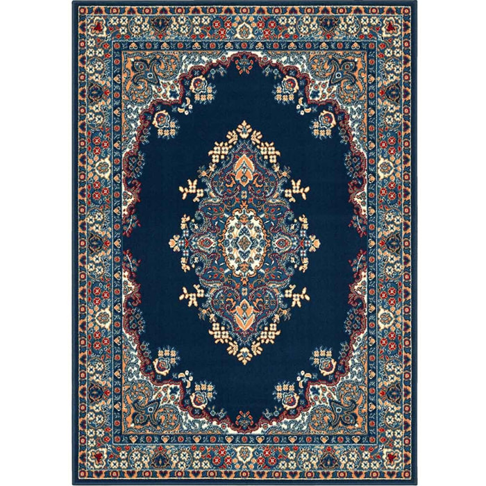 Tappeto Motivo Persiano Blu