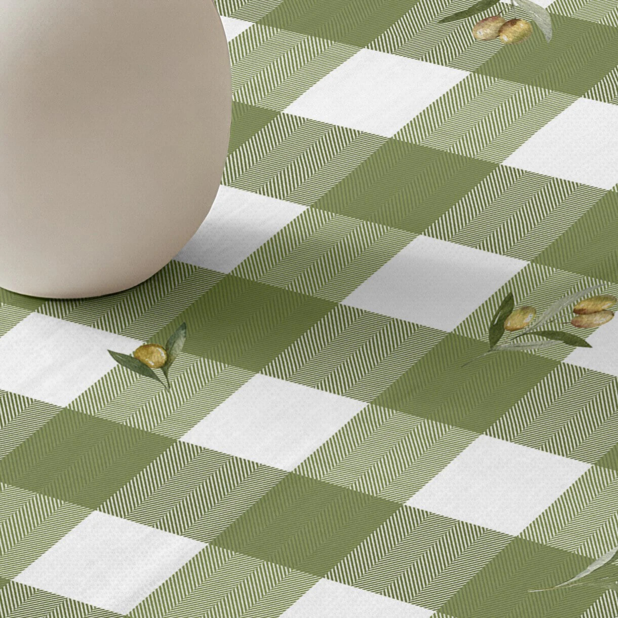 Nappe anti-taches 100% coton Asier