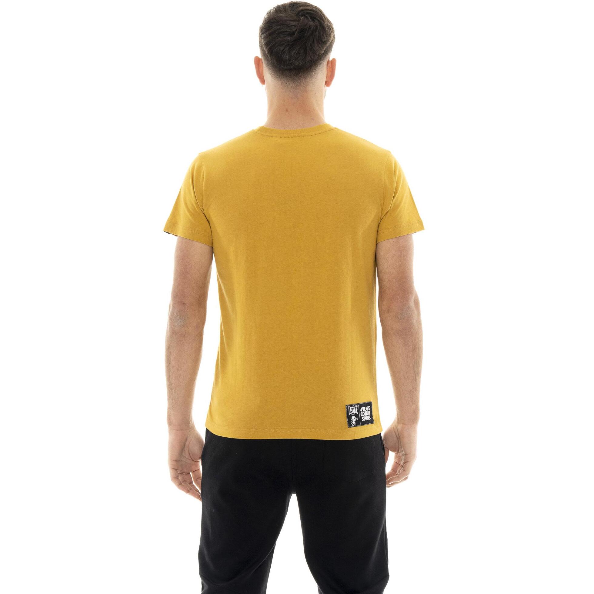 T-shirt uomo a manica corta in cotone, stampa flock Leone 1947 New Era
