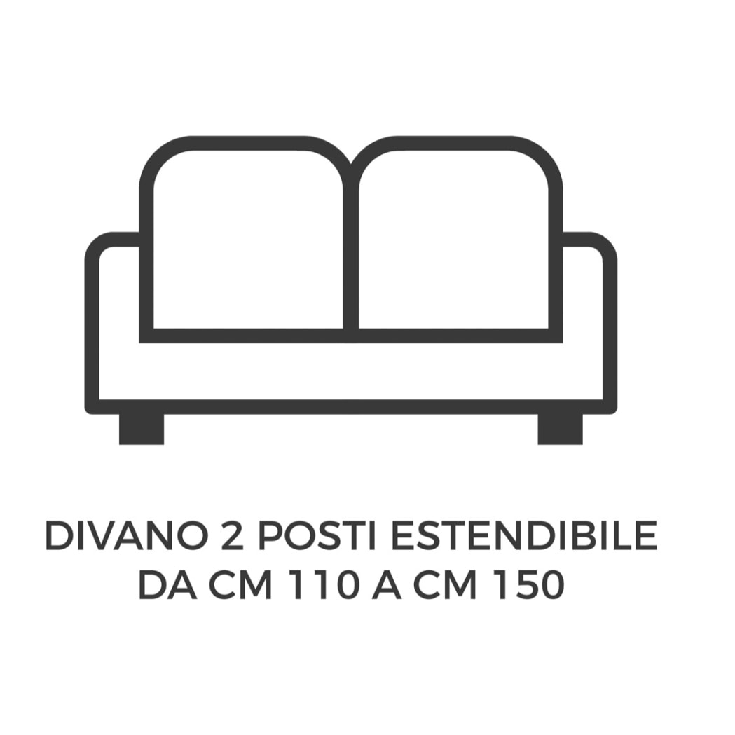 Copridivano Elasticizzato Jacquard Mod. Fanny Panna